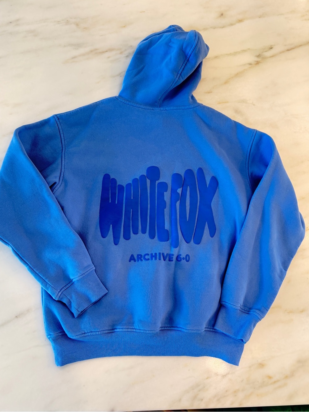 White Fox archive 6.0 blueberry sweatshirt XS s hoodie guc - Picture 5 of 6